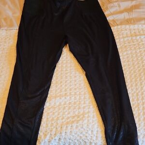 Jessica Ponte Shiny Print Pants Xl